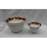 A Royal Worcester porcelain part tea service,