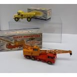 Dinky Supertoys - A No.972 20-ton lorry-mounted crane "Coles" (boxed) together with a No.