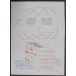 After David Hockney, (Born 1937) "Ojai Festival 1981" A Limited edition Poster, No.