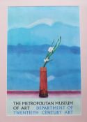 After David Hockney (Born 1937) Mount Fuji and Flowers "The Metropolitan museum of Art,