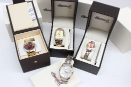 An Ingersoll Diamond Lady's wristwatch, with a bimetallic strap, boxed,