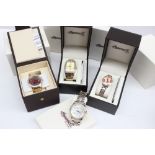 An Ingersoll Diamond Lady's wristwatch, with a bimetallic strap, boxed,