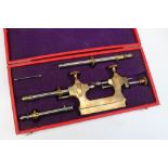 A Tour A Pivoter tool, in brass and white metal,