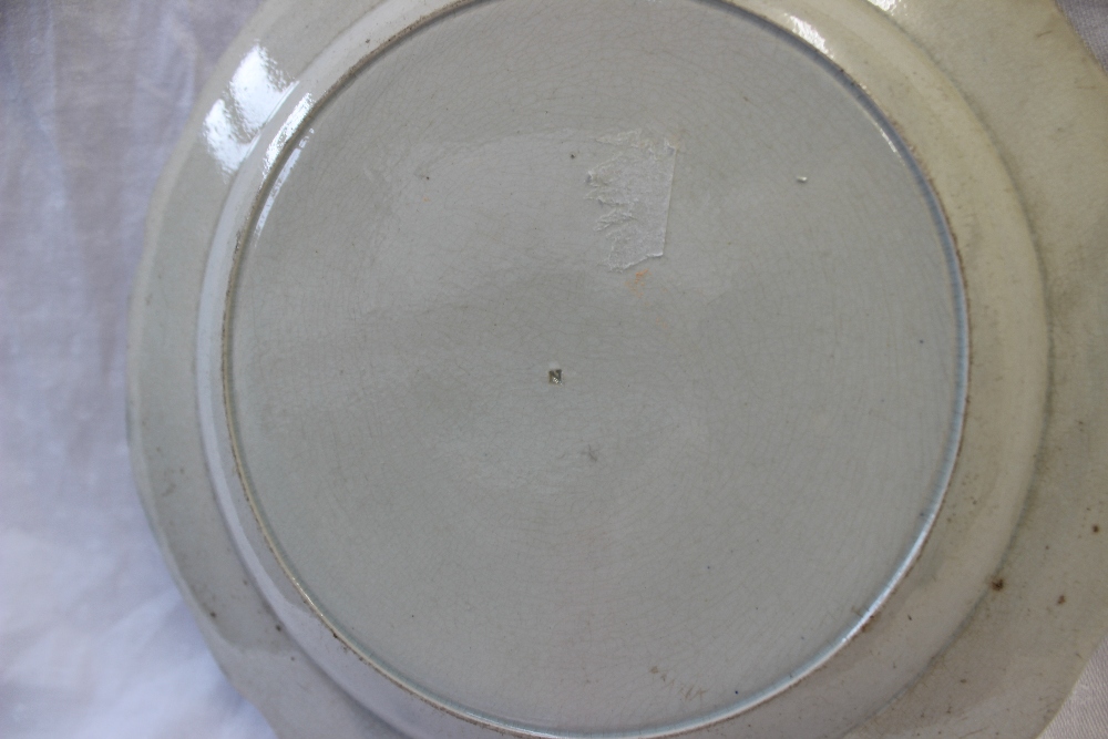 A pair of Swansea pottery plates, with a scalloped edge, - Image 3 of 24