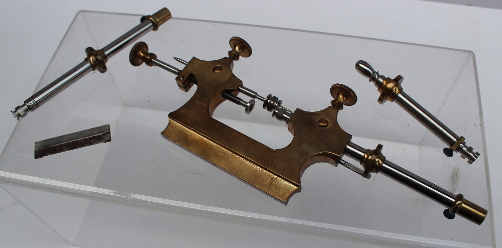 A Tour A Pivoter tool, in brass and white metal, - Image 2 of 4