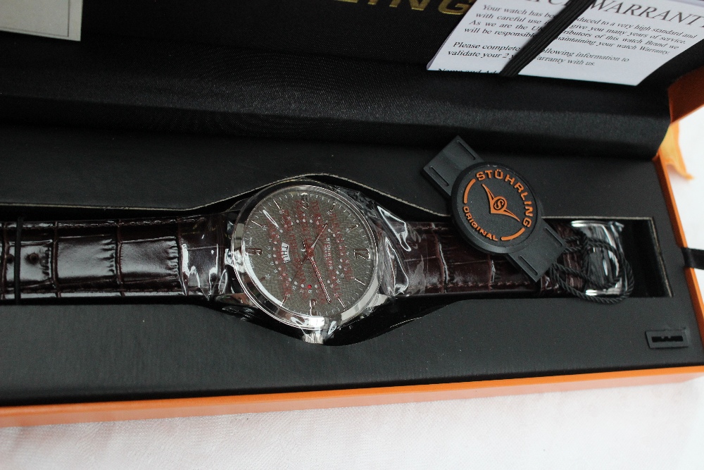 A Stuhrling Gentleman's wristwatch, - Image 6 of 7