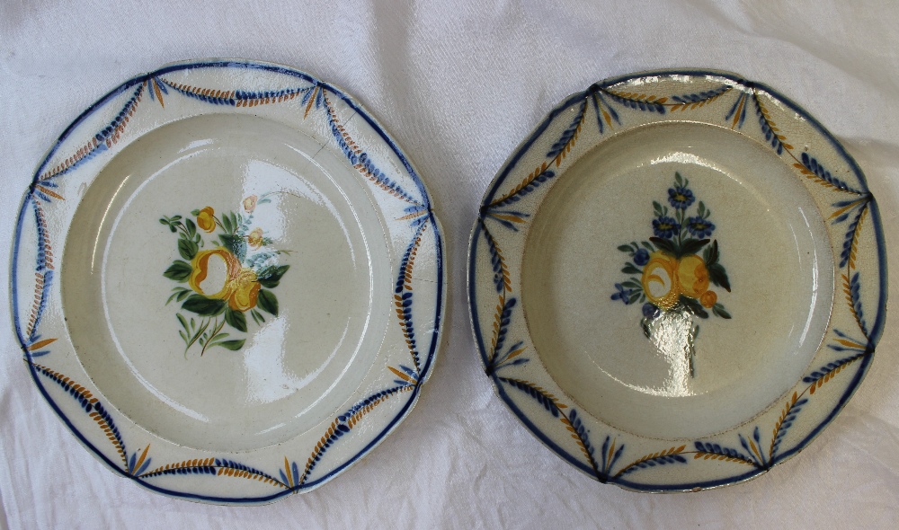 A pair of Swansea pottery plates, with a scalloped edge, - Image 7 of 24