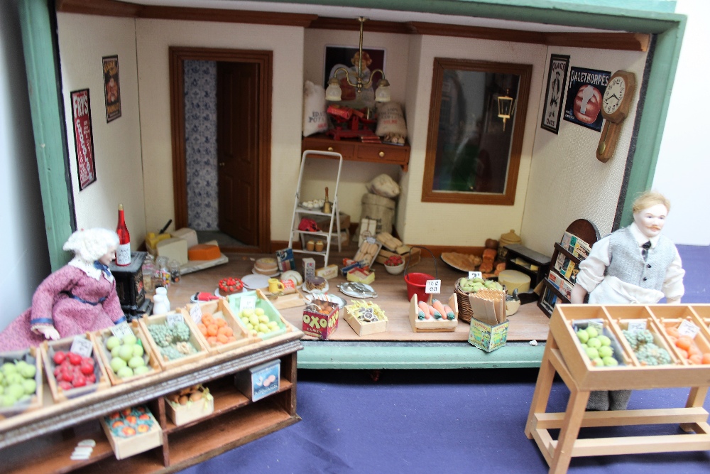 Dolls House - A grocers shop, with a large quantity of miniature fruits and vegetables, - Image 4 of 4