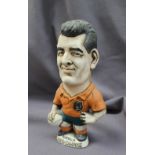 A John Hughes pottery Grogg of David Campese, in Australia jersey,