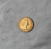 An Elizabeth II gold Sovereign dated 1959