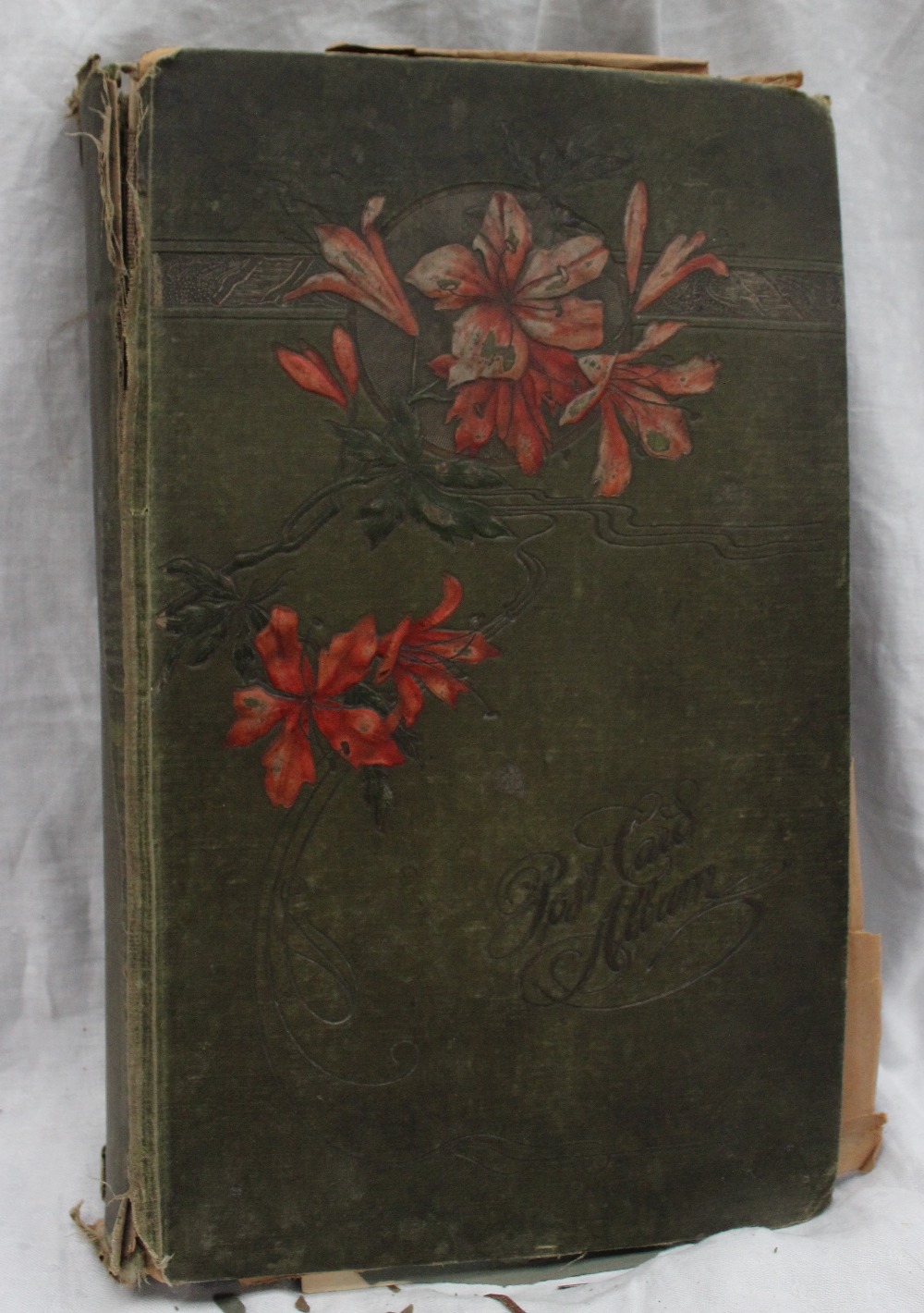 An Art Nouveau style postcard album, containing circa 400 postcards including scenes of Glasgow, - Image 7 of 7