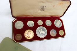 An Elizabeth II 1953 coronation ten coin set,