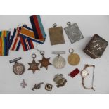 Two World War I medals including the British war Medal and Victory Medal issued to GS-74955 PTE W.H.