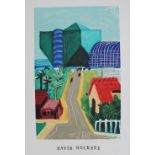 After David Hockney, (Born 1937) "Hancock st, west Hollywood I,