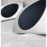 A pair of Bang & Olufsen Beolab 17 wireless wall mounted speakers, retail price £2995.
