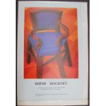 After David Hockney, (Born 1937) "The Chair,