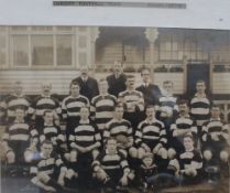 Numerous team photographs including Cardiff Football team season 1906-7, 1907-1908,