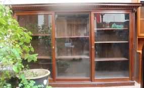 A late 19th century bookcase,