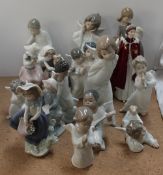 A Royal Worcester figure in celebration of The Queen's 80th Birthday together with a collection of