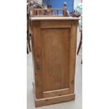 A Edwardian pine pot cupboard,