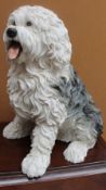 A Leonardo collection model of an Old English Sheepdog