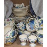 A Masons regency pattern part tea and dinner service