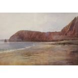 Arthur W Perry Sidmouth Watercolour Signed Together with other pictures