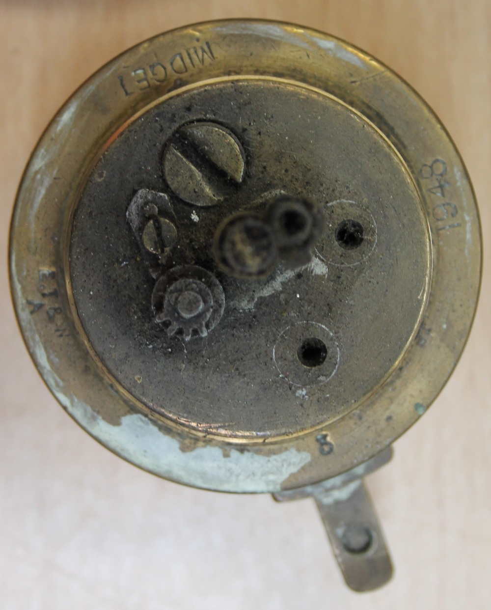 A Thomas and Williams miners lamp together with a smaller example, - Bild 3 aus 4