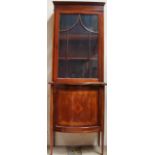 An Edwardian mahogany display cabinet