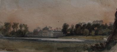 19th century British School Kensington Watercolour Together with a collection of watercolours,