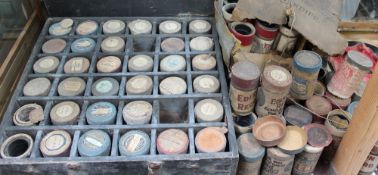 A large collection of cylinder records, other records,