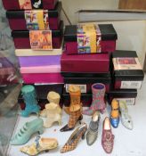 A collection of 'Raine' model shoes with boxes
