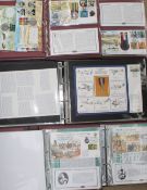 Benham first day covers for The Medal Collection contained in two albums with certified copies of