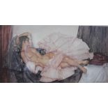 After Sir William Russell Flint A reclining nude A limited edition print, No.