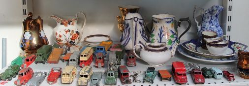 Assorted crescent toys model cars, Dinky toys, and other model cars,