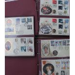 Three albums including a collection of Philatelic numismatic first day covers, issued by Benham,