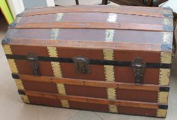 A domed top trunk