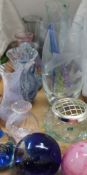 Caithness glass vases,