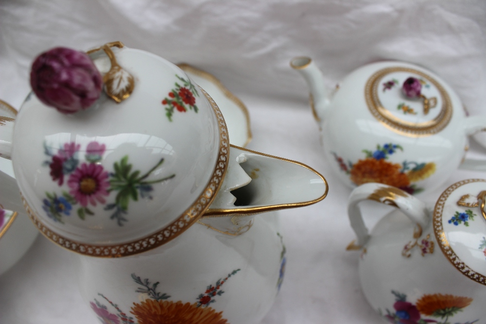 A Meissen porcelain part tea and coffee service, - Image 3 of 30