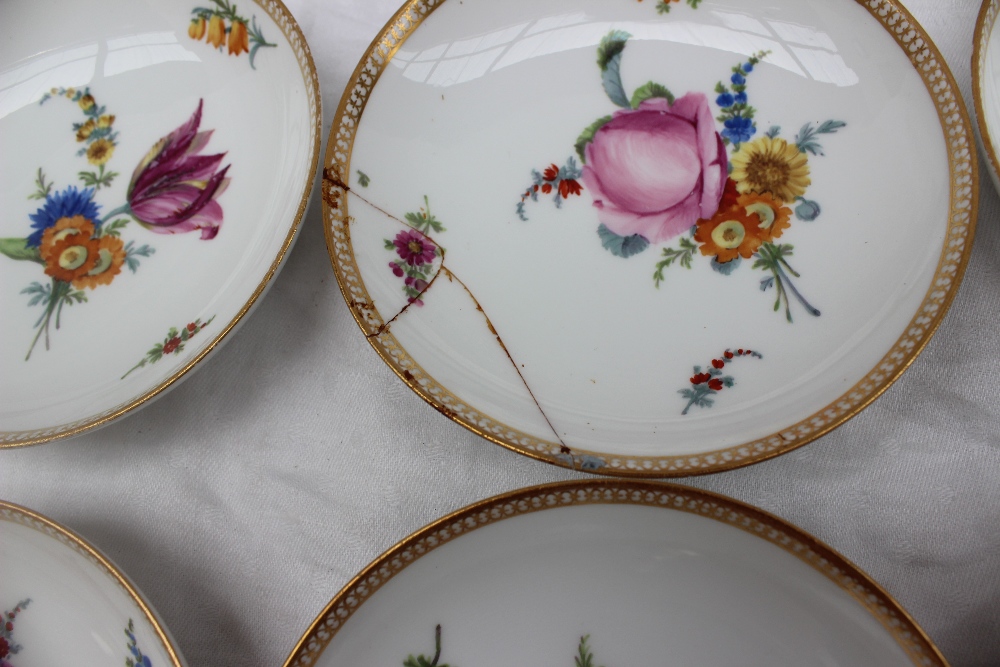 A Meissen porcelain part tea and coffee service, - Image 19 of 30