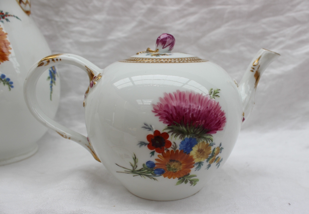 A Meissen porcelain part tea and coffee service, - Image 7 of 30