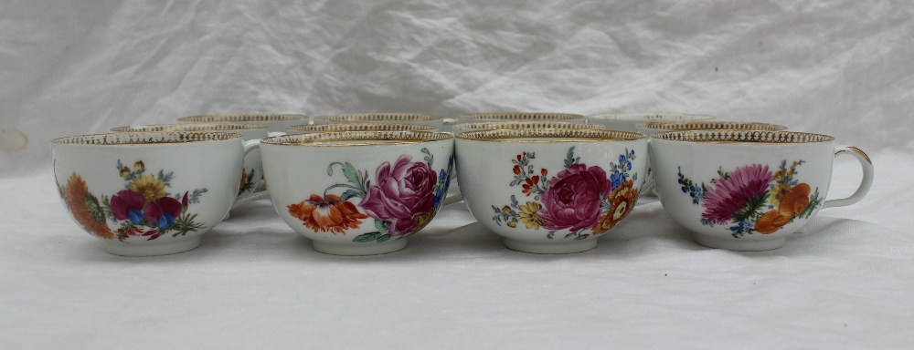 A Meissen porcelain part tea and coffee service, - Image 25 of 30