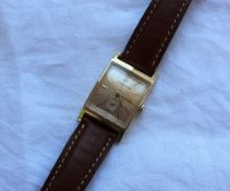 A Gentleman's 14ct Longines wristwatch,