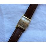 A Gentleman's 14ct Longines wristwatch,