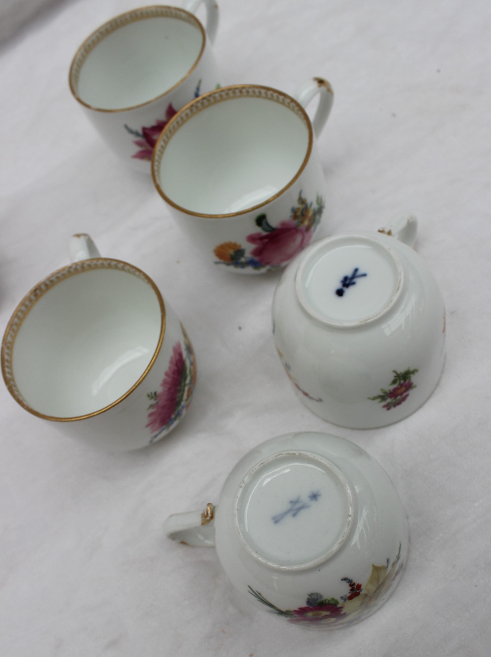 A Meissen porcelain part tea and coffee service, - Image 30 of 30