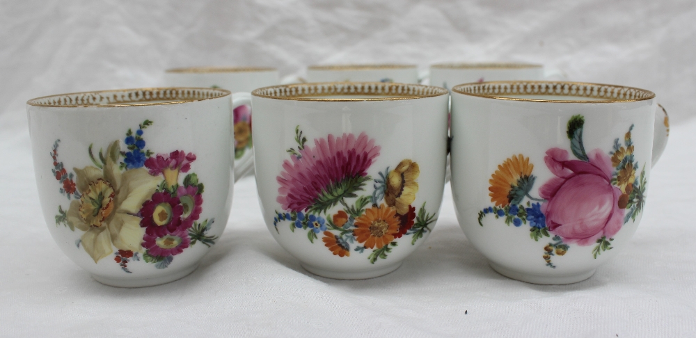 A Meissen porcelain part tea and coffee service, - Image 28 of 30