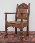 An early 20th century Eisteddfod chair,