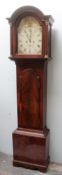 A 19th century mahogany longcase clock,