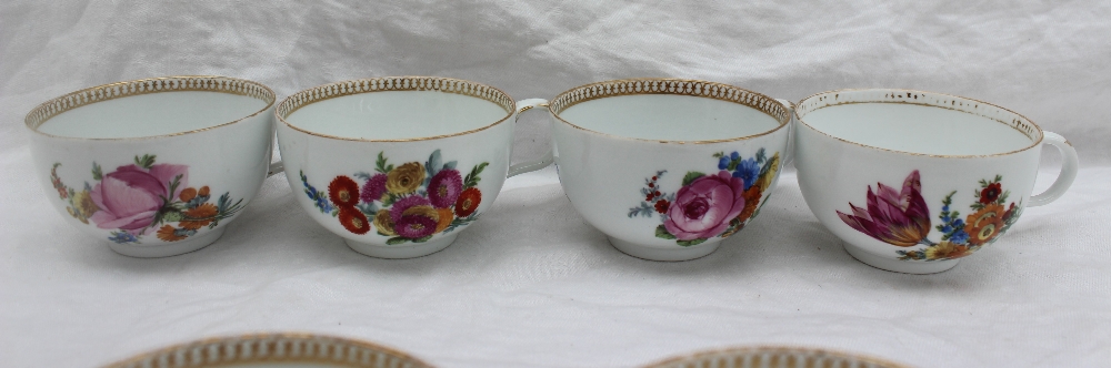 A Meissen porcelain part tea and coffee service, - Image 23 of 30