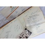 Cricket - Australia 1948. Official autograph sheet for the Australian touring team to England 1948.